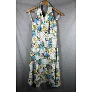 Yves Cossette Depeche Mode Halter Dress Size 4